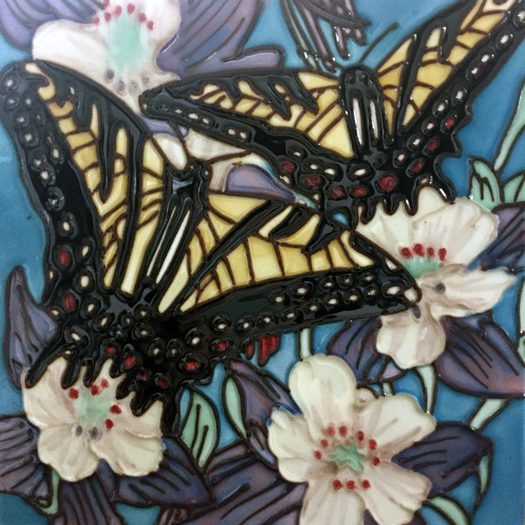 Continental Art Center 2 Butterflies Wall Décor | Wayfair